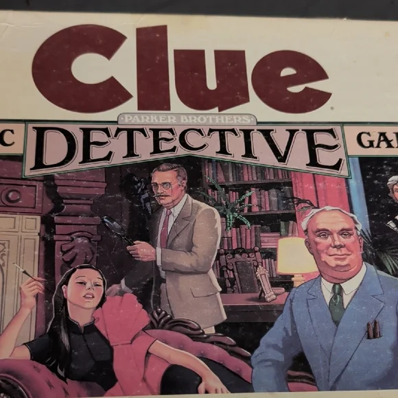 Board Game - Classic Mystery with Green Board Vintage 1986 - Picture 2 of 4